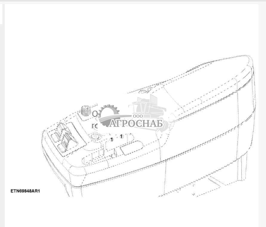 Колпачок кнопки, без трансмиссии 